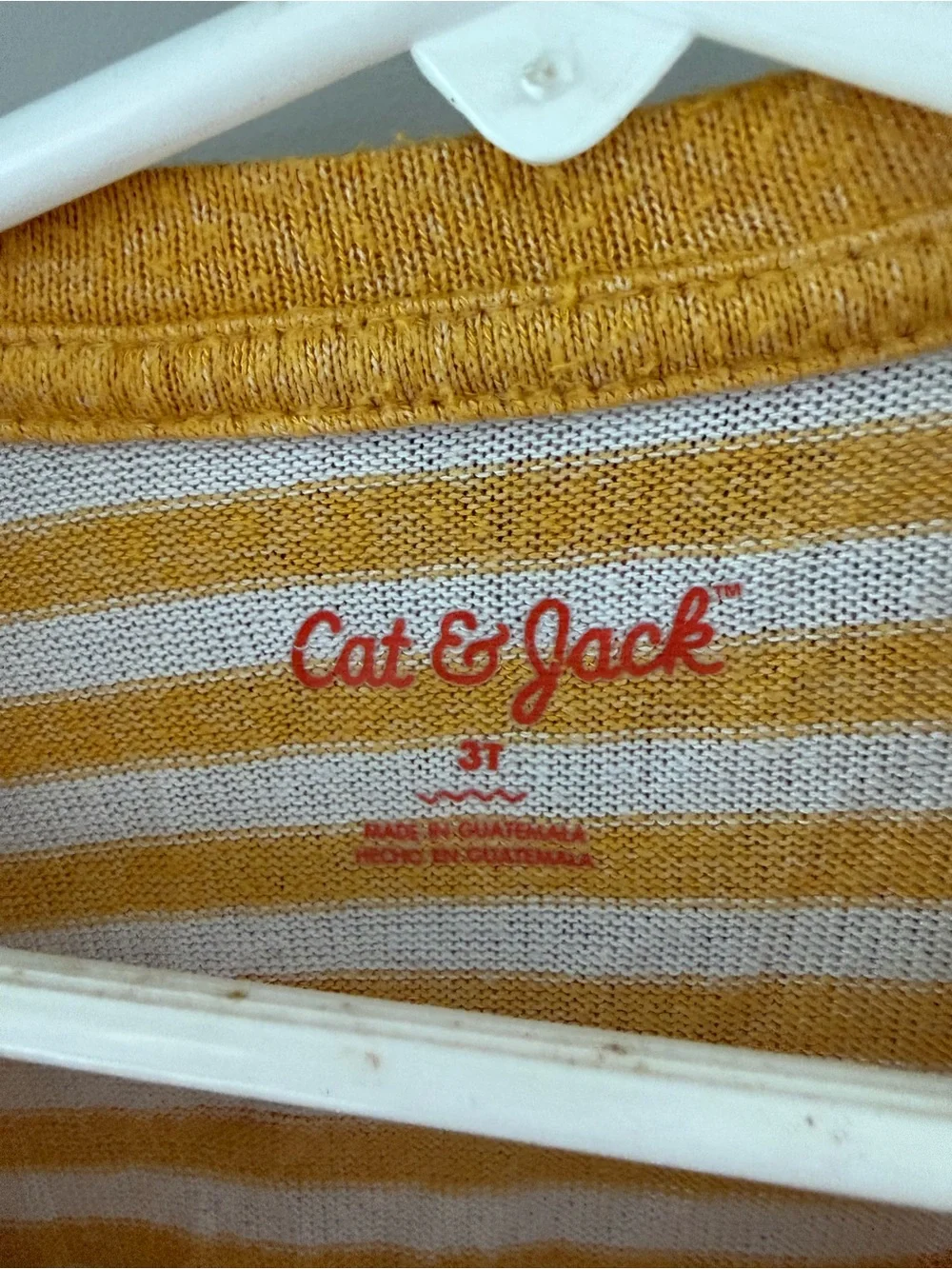 Cat & Jack Girls 3-Pack Long-Sleeve Tees — Yellow Stripe, Floral, Black Graphic